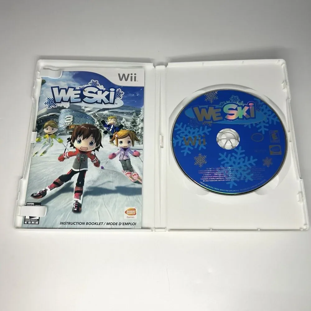 We Ski (Nintendo Wii, 2008) Manual Complete CIB Balance Board Compatible TESTED